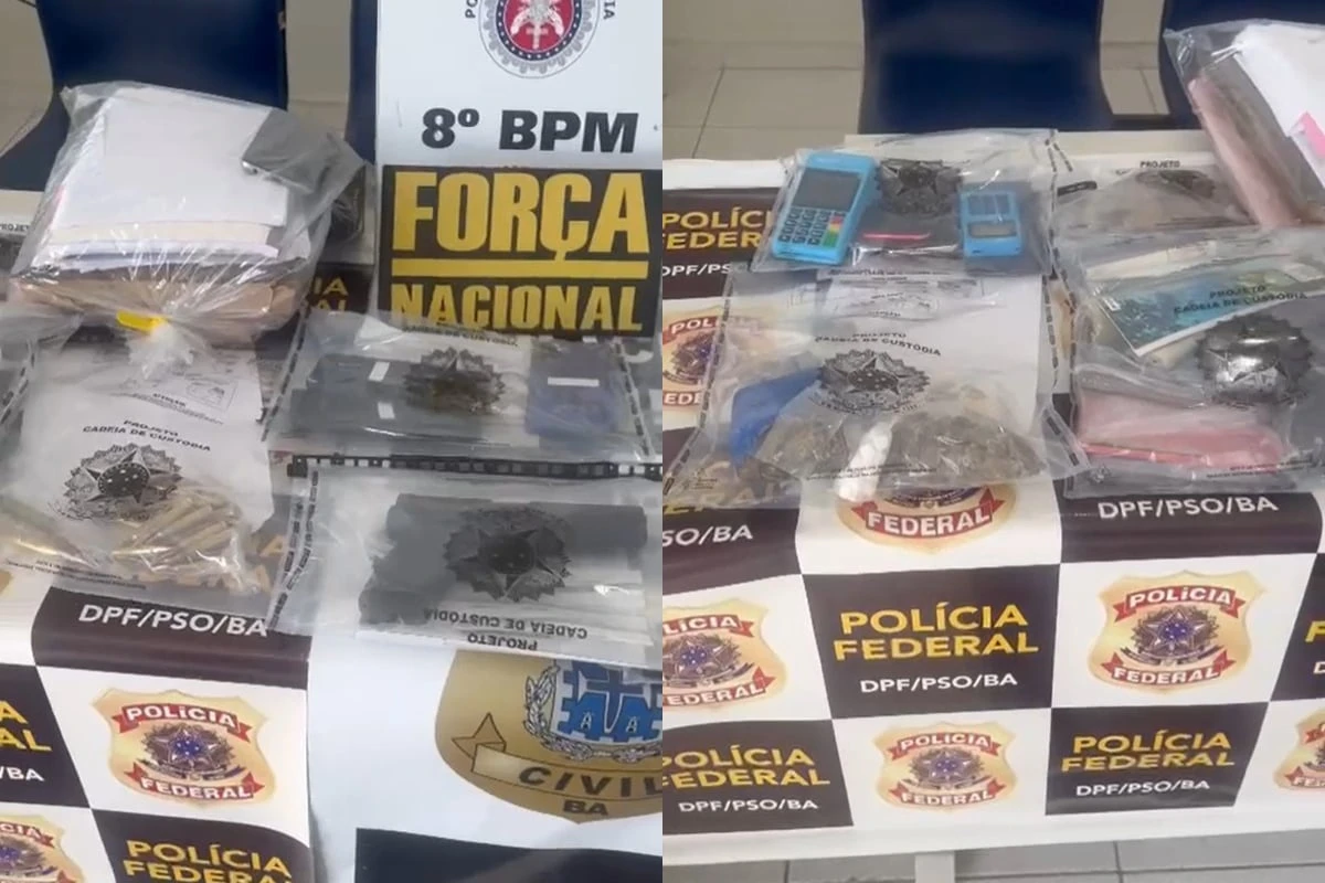 Operação da polícia bloqueia R$ 14 milhões e prende seis membros de facção na Bahia