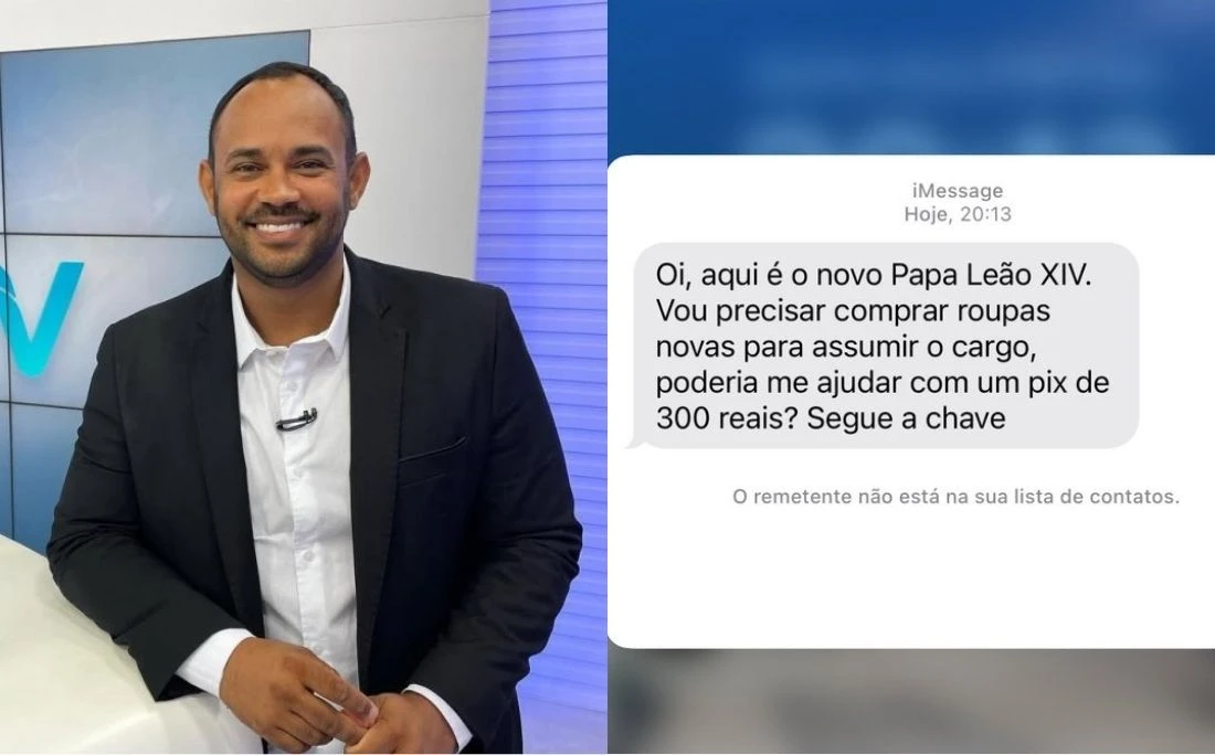 Vanderson Nascimento brinca com 'golpe do Papa' e viraliza nas redes