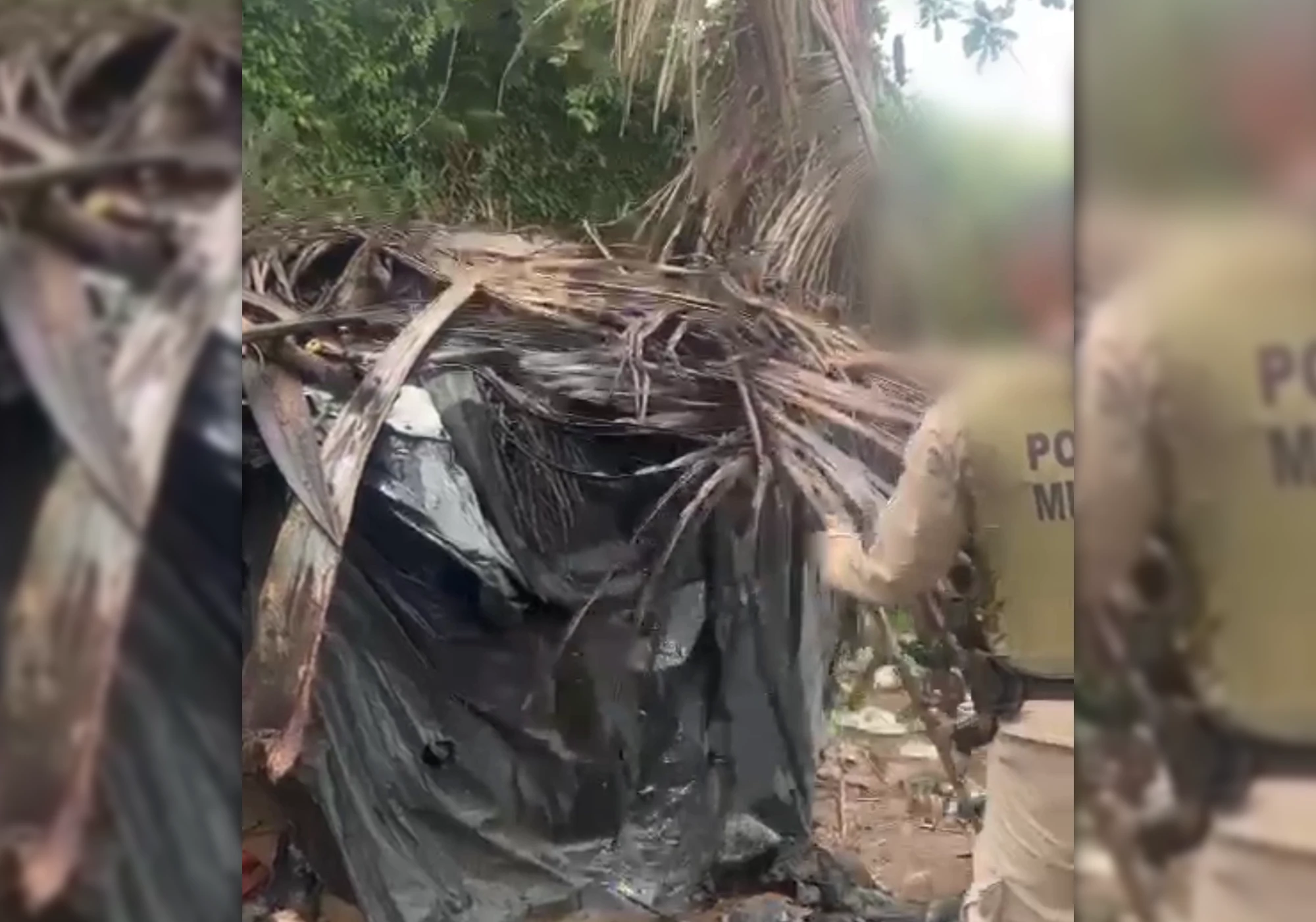 Esconderijo, armas e drogas: PM localizada acampamento da Katiara; veja