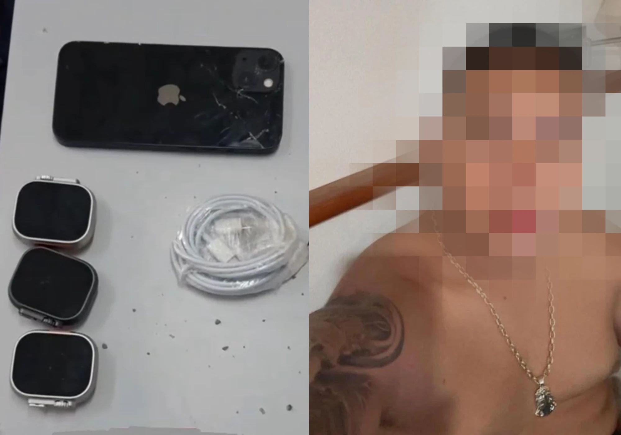 'Ameaçaram me matar': vídeo mostra monitor tentando entrar com celular em presídio