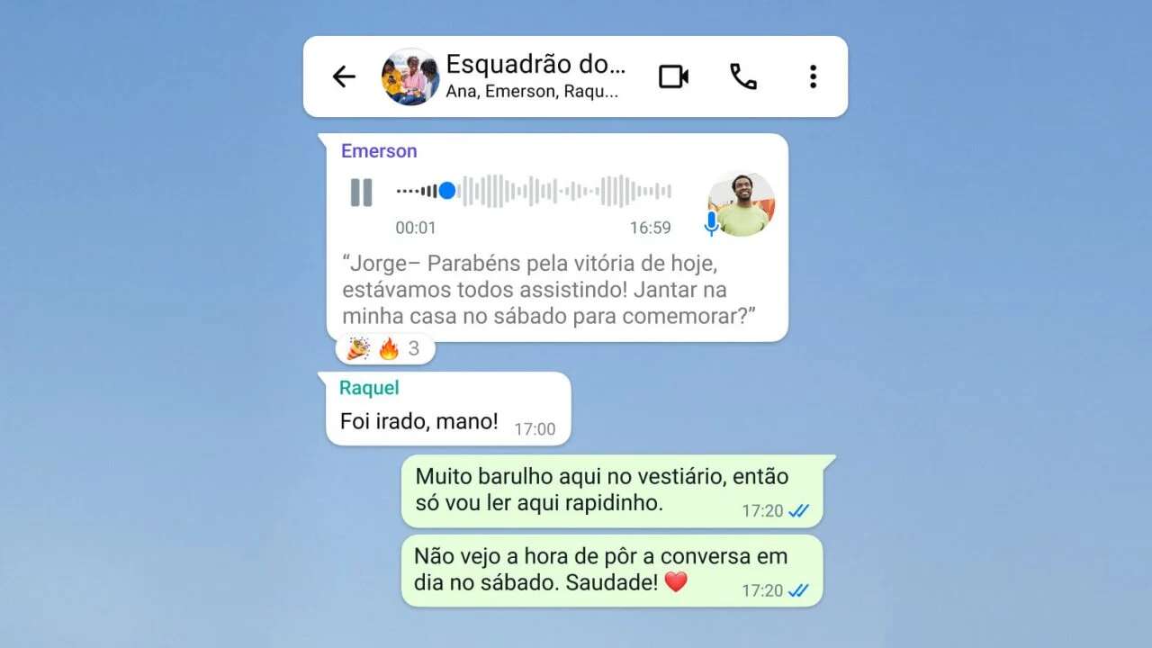 Chega de áudio: veja como habilitar a transcrição no Whatsapp