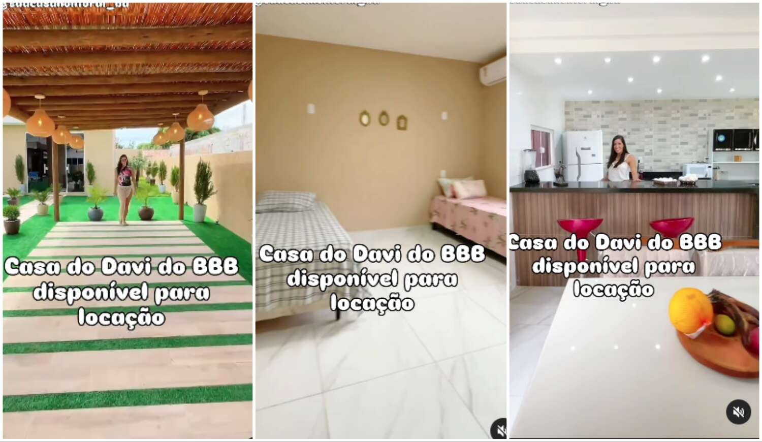 Internautas debocham de casa de praia do ex-BBB Davi: “cafona”