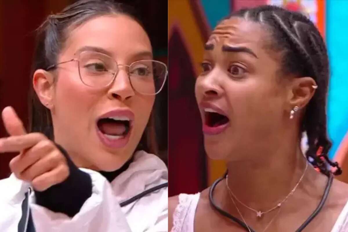 Aline dá apelido maldoso para Renata após sister voltar para a casa do BBB 25; veja