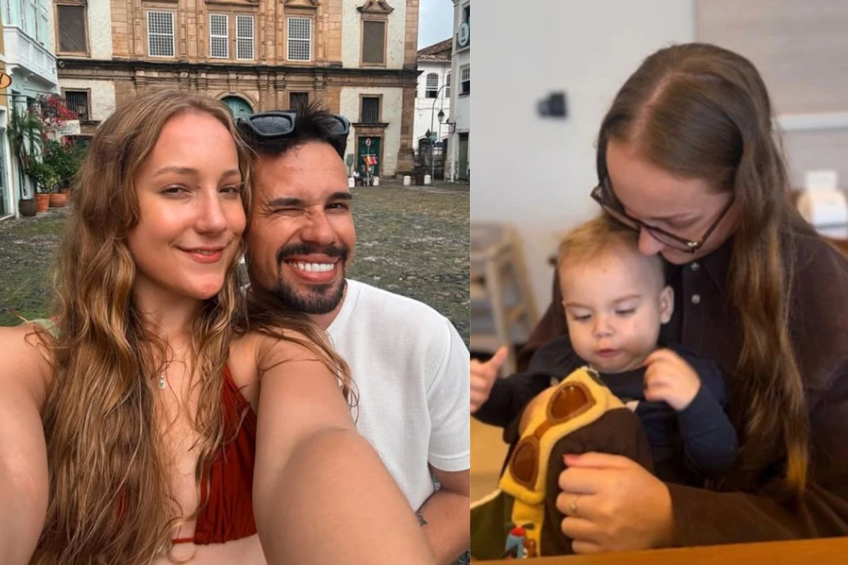 Lucas Borbas revela que seu filho com Isabel Veloso levará alianças do casamento com Diulia Loregian