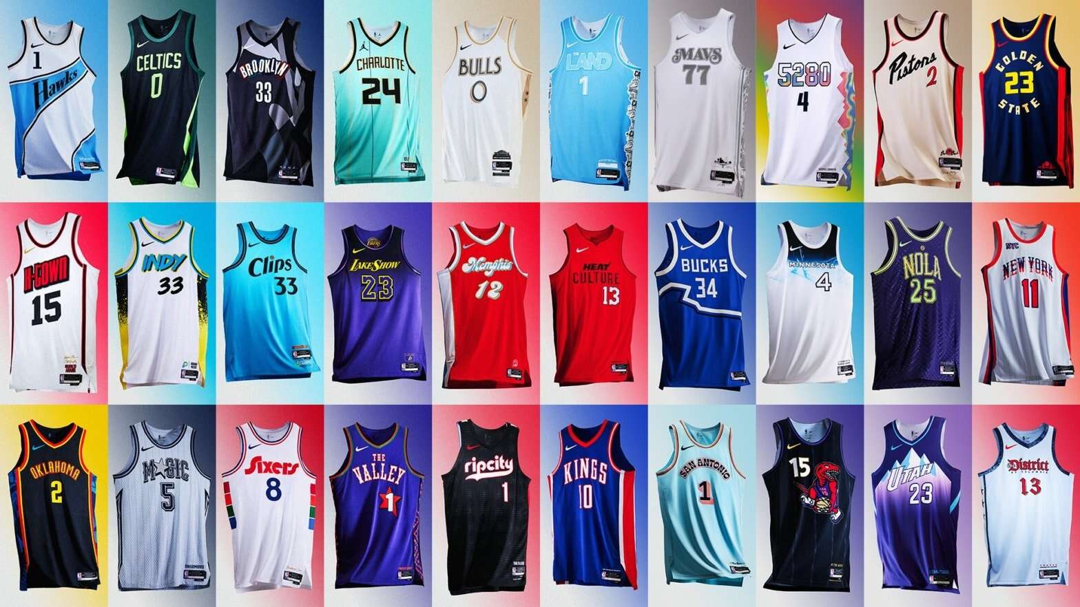 NBA lança uniformes especiais da temporada 24/25