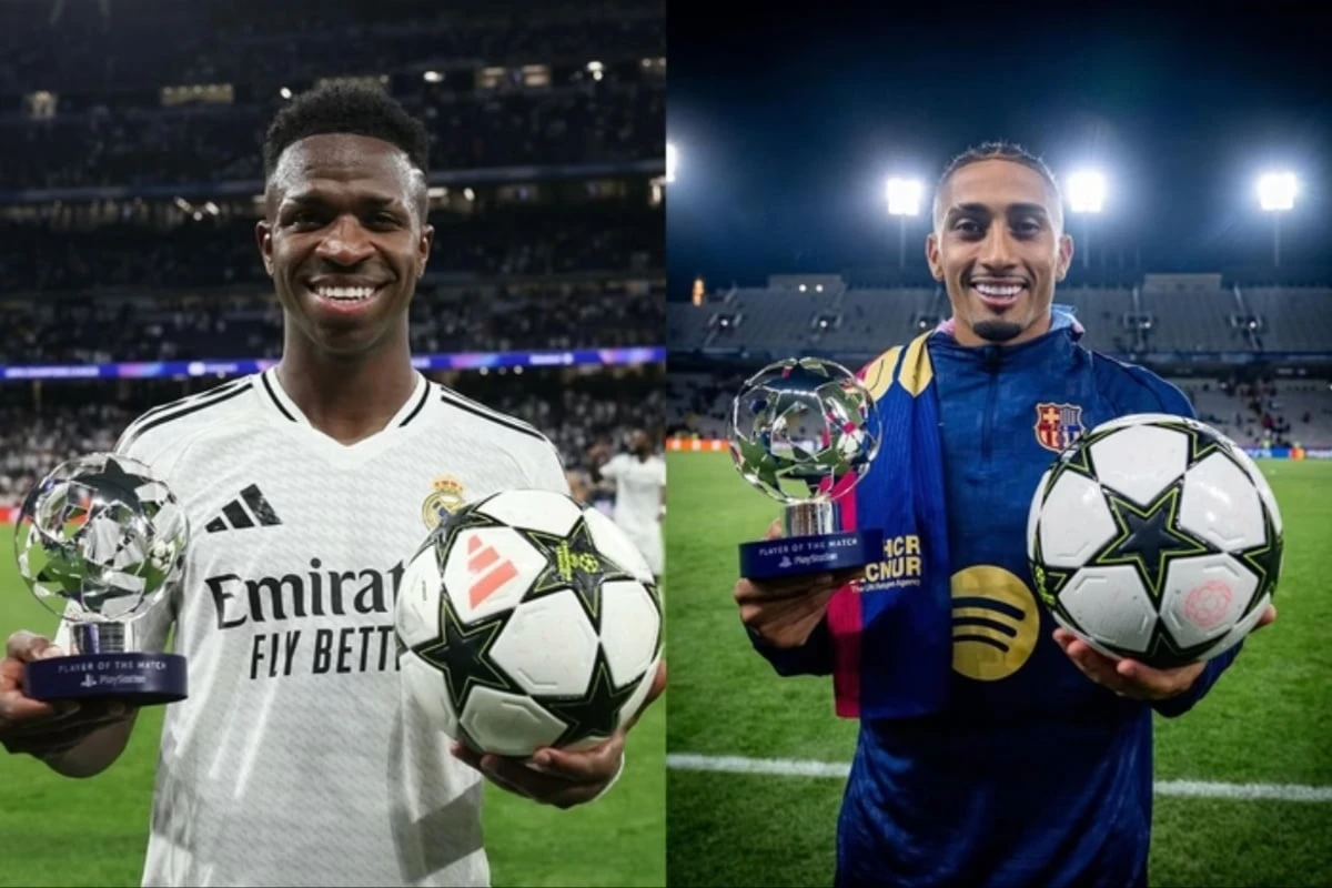 Vini Jr e Raphinha são finalistas da Bola de Ouro 2025; veja lista completa