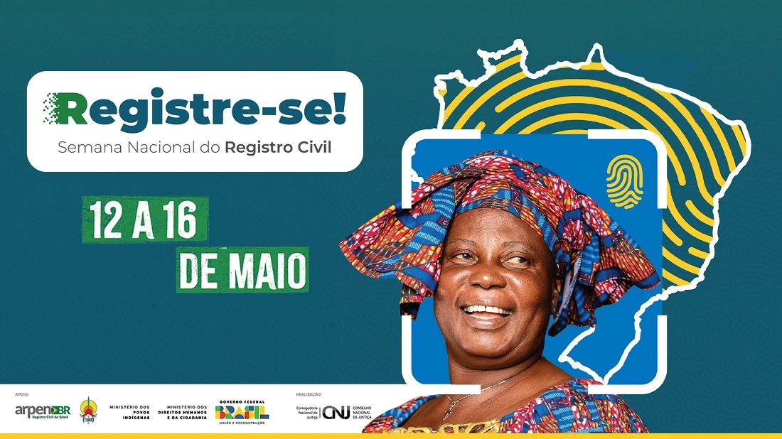 Semana Nacional de Registro Civil começa no próximo dia 12; confira ações na Bahia