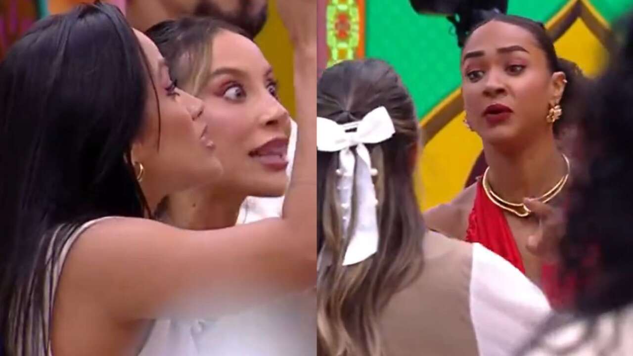 Eva e Renata questionam votos de Aline e baiana retruca: ‘Tem que comer muito arroz e feijão'