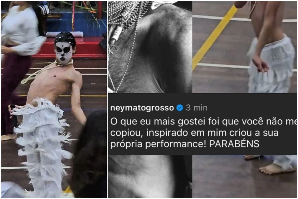 Ney Matogrosso parabeniza estudante baiano por dança que viralizou: 'Criou sua própria performance'