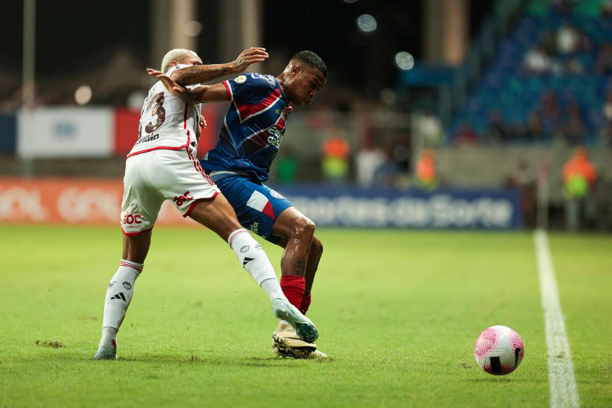 Bahia faz jogo 'apagado' e é superado pelo Flamengo na Fonte Nova