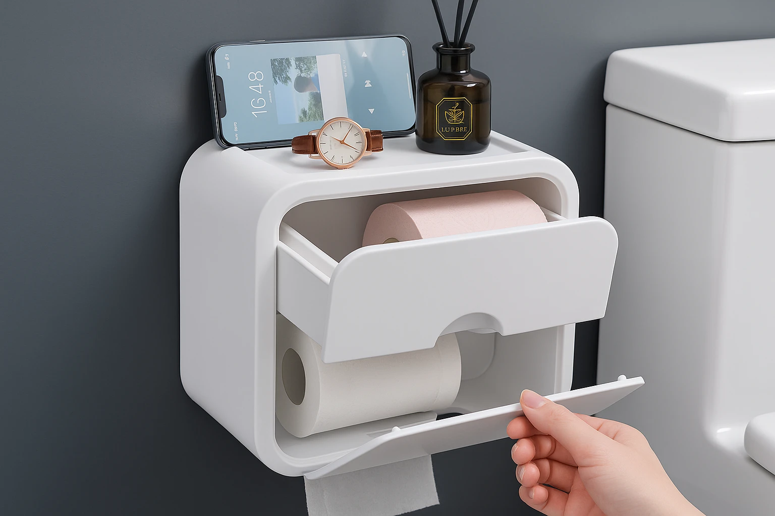Adeus suporte de papel higiênico tradicional: conheça nova tendência que garante segurança e praticidade