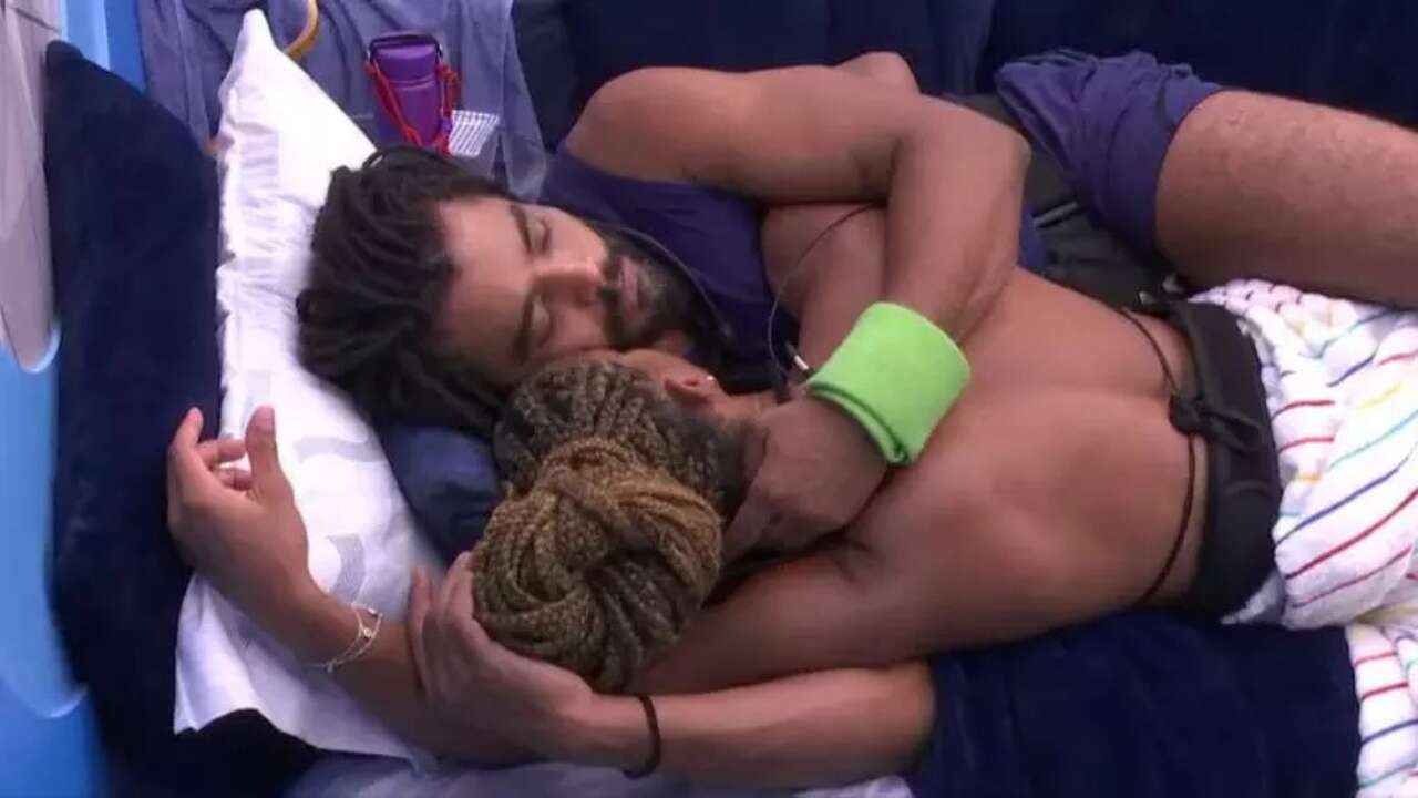 BBB25: Aline Patriarca volta a trocar carícias com Diogo após traição