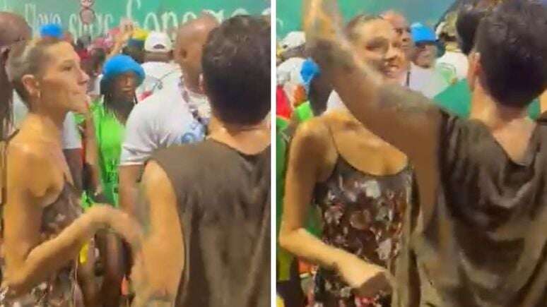 Sasha enfrenta chuva para curtir Carnaval de Salvador no meio da galera; veja vídeo