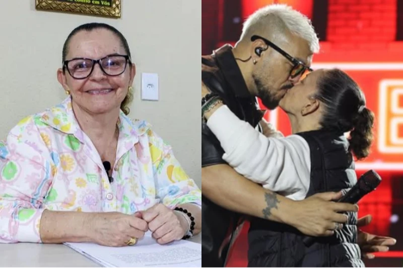 Prefeita que beijou Belo ironiza pedido de troca de lâmpada em poste: ‘Vá lá você’
