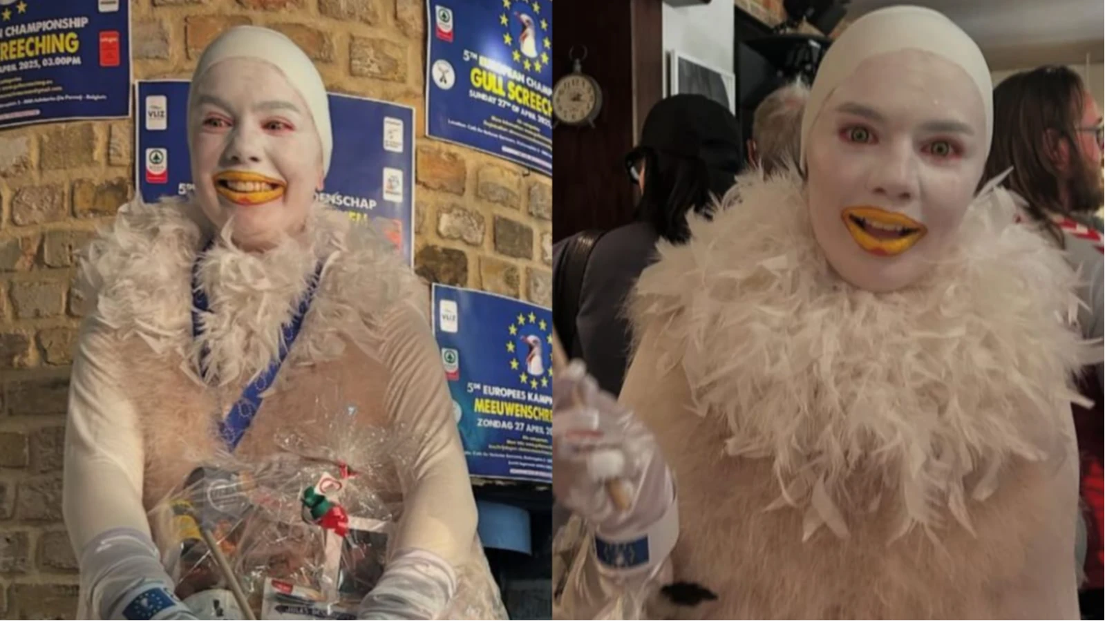 Imitação de gaivotas? Conheça o campeonato que agita cidade na Bélgica e premia melhor imitador