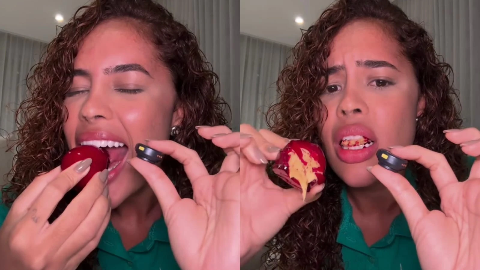 Sthe Matos paga R$ 177 por 'Morango do Amor' e dispara: 'Cadê o morango?'