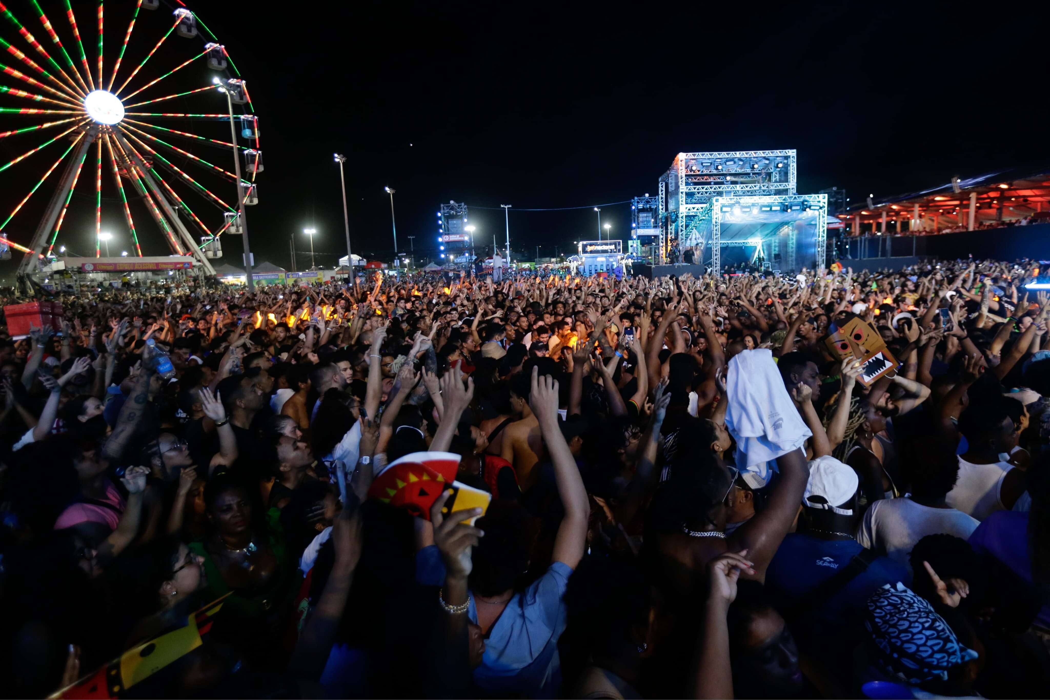 Primeira noite do Festival Virada Salvador 2025 termina sem crimes graves e apenas um furto