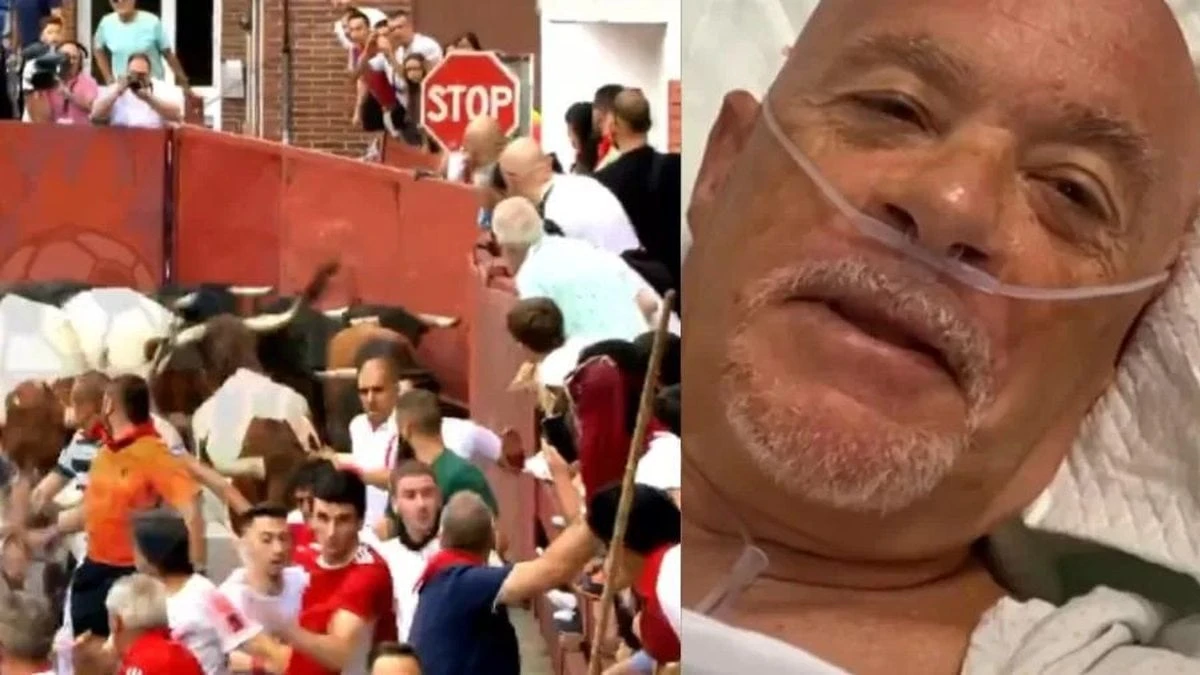 Jornalista é atacado por touros em festival e fica com costelas quebradas e ferimentos graves