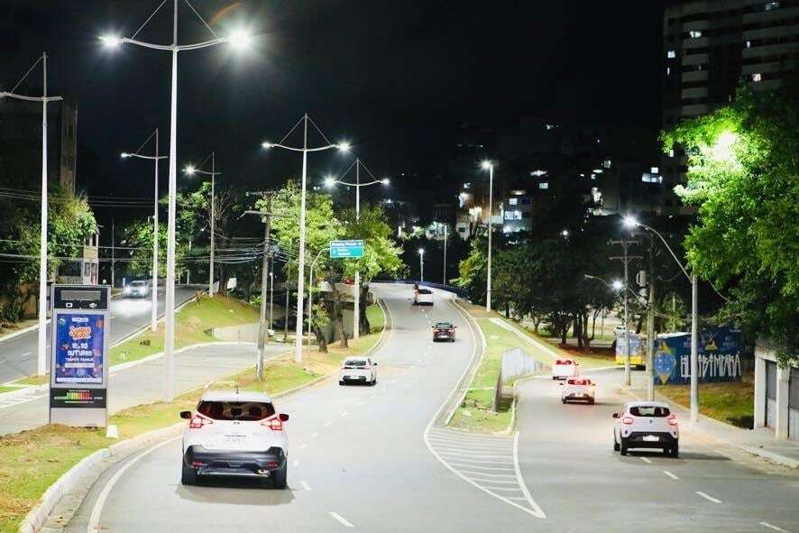 Salvador é a primeira capital do Brasil a ter 100% da iluminação pública em LED