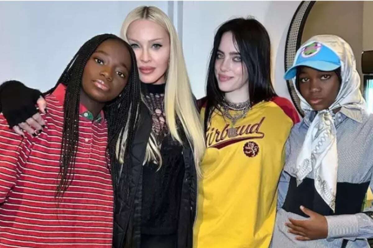 Madonna e filhas vão ao show da Billie Eilish: 'É bom sair de casa'