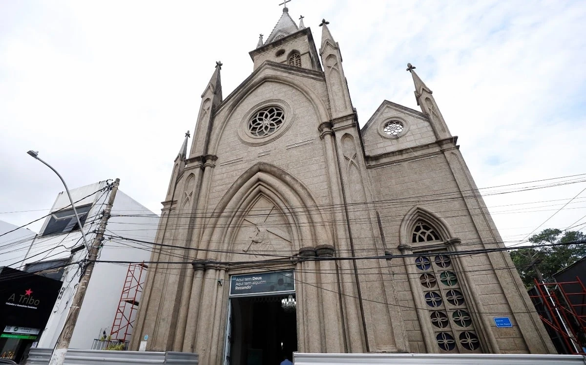 Fachada neogótica do Santuário Senhor dos Passos será restaurada em Feira de Santana