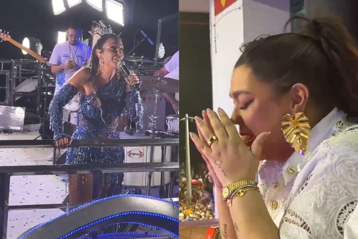 Ivete homenageia Preta Gil durante passagem de trio: 'Vamos cantar a sua vida'