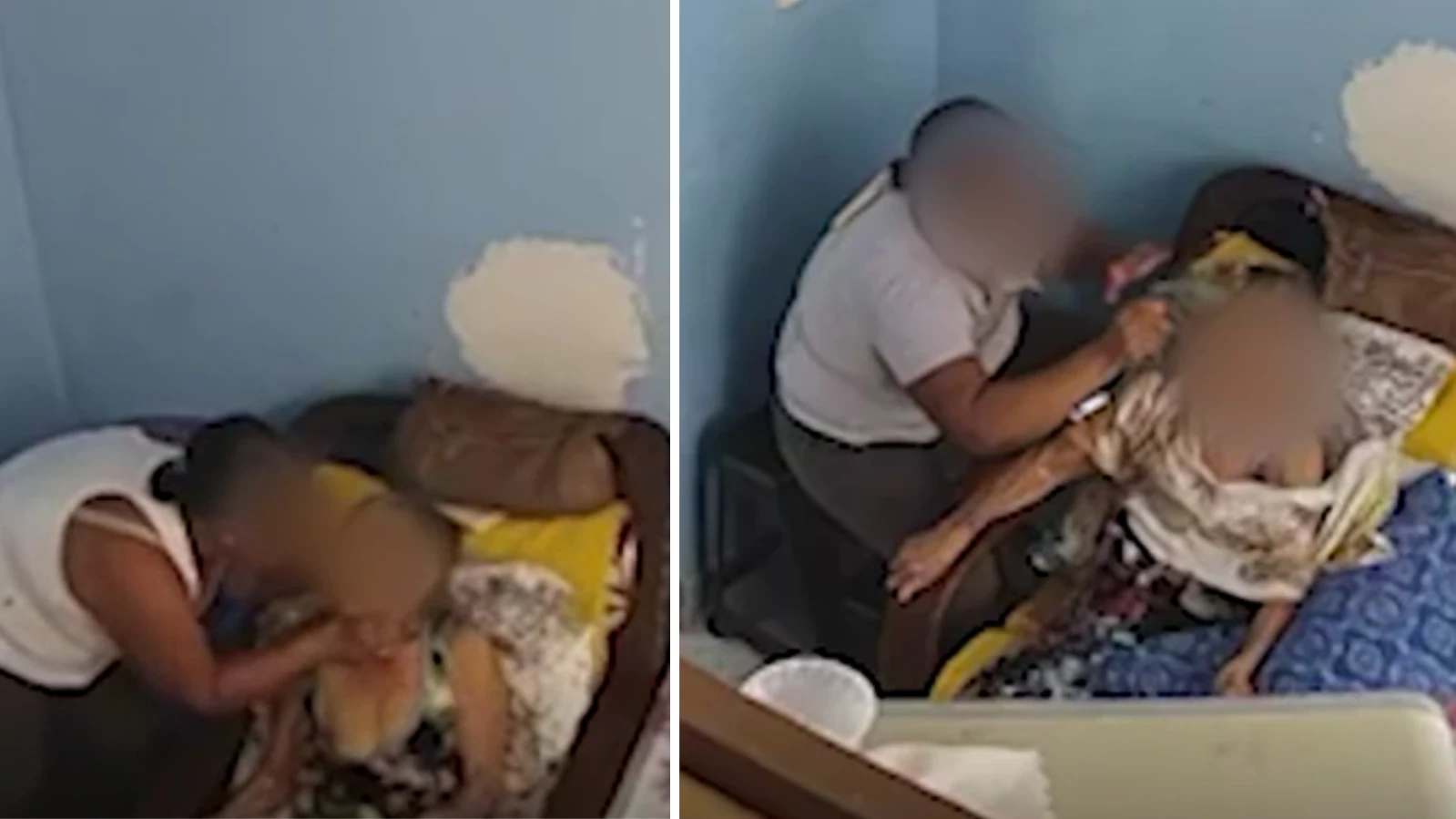 VÍDEO: Cuidadora agride idosa de 78 anos e é flagrada por câmeras na Bahia
