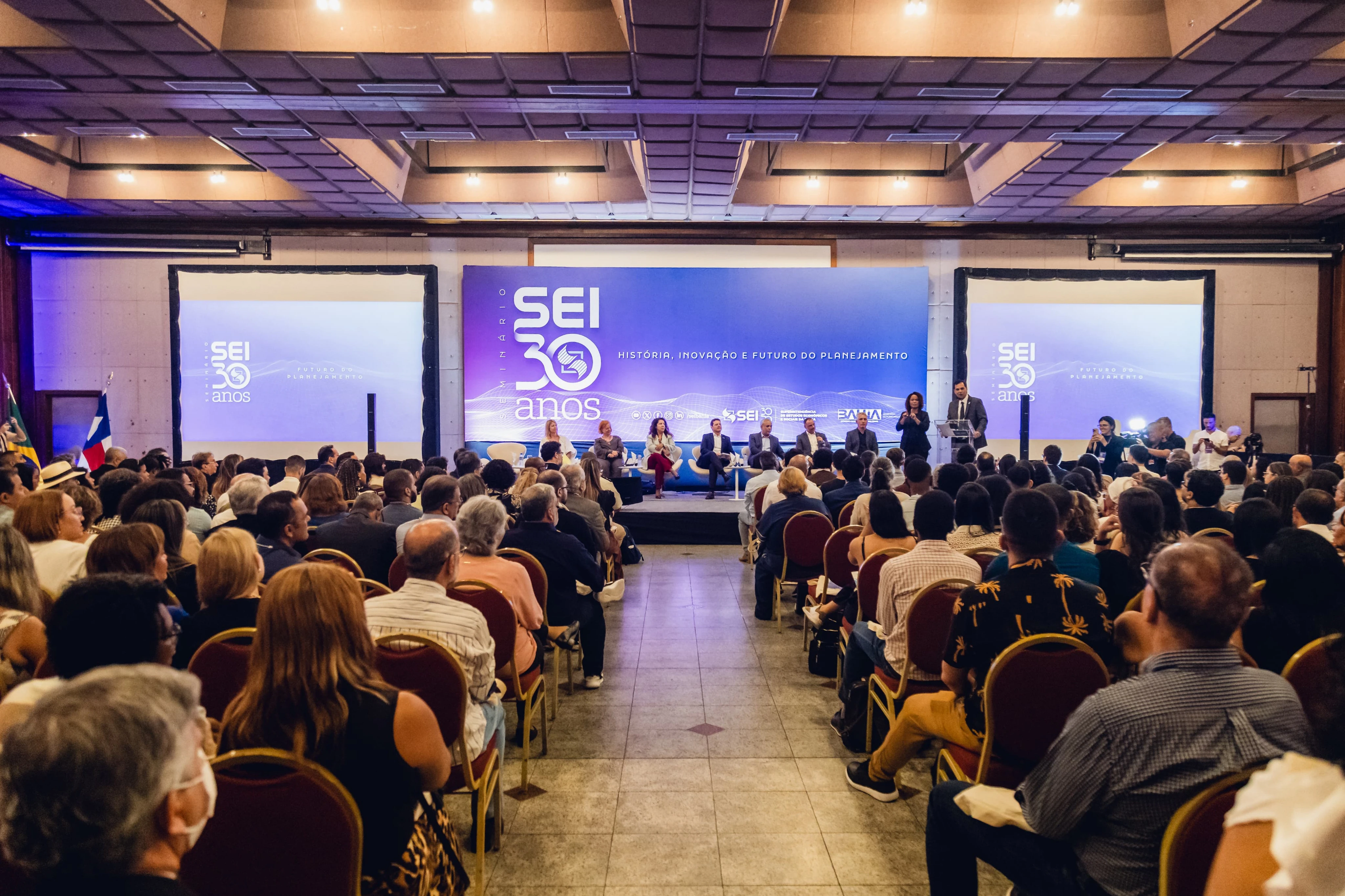 Com entregas de projetos e parcerias, SEI comemora 30 anos em seminário
