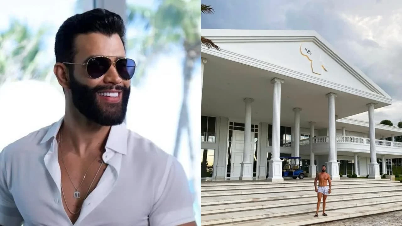 Veja como é a mansão 'greco-goiana' de Gusttavo Lima avaliada em até R$ 50 milhões