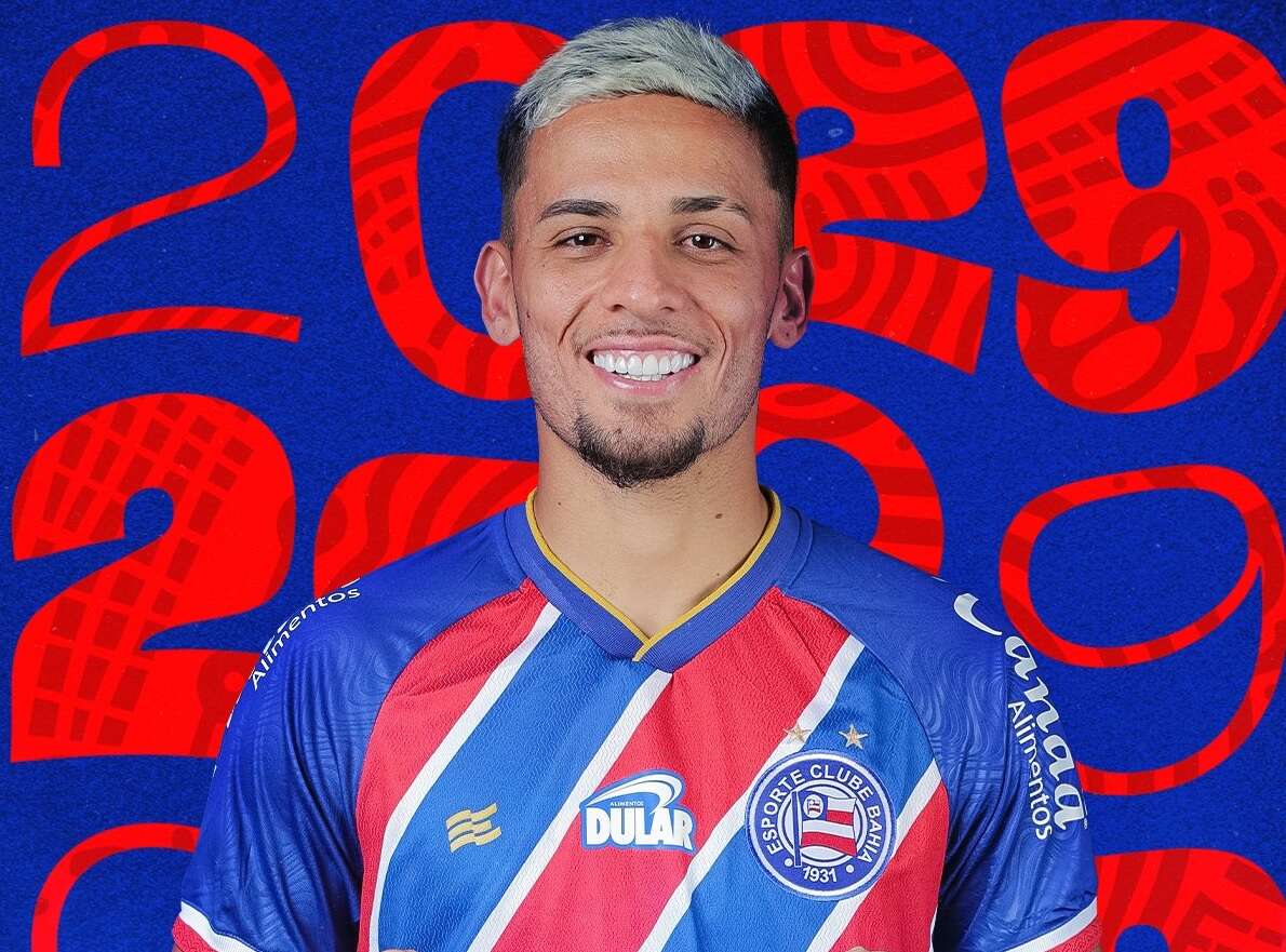 Bahia renova contrato com o atacante Biel até o fim de 2029