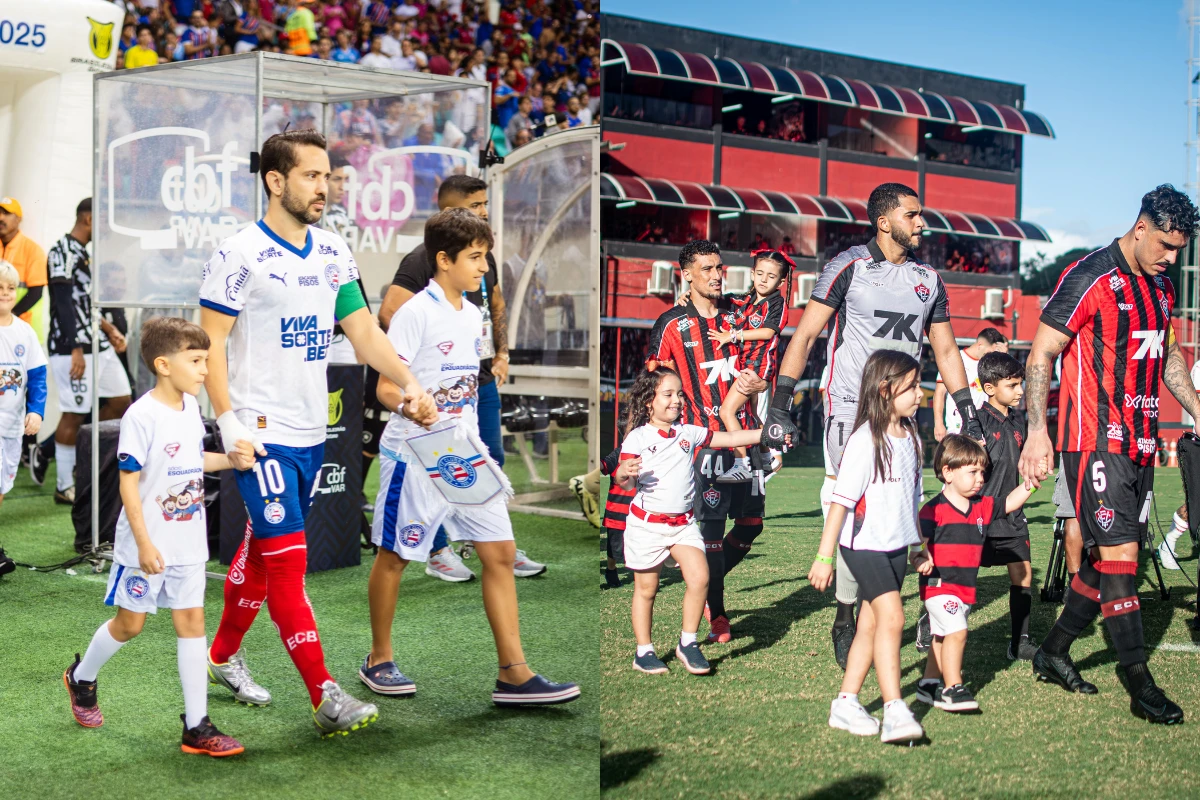 Saiba quanto custa para uma criança entrar em campo com os jogadores de Bahia e Vitória