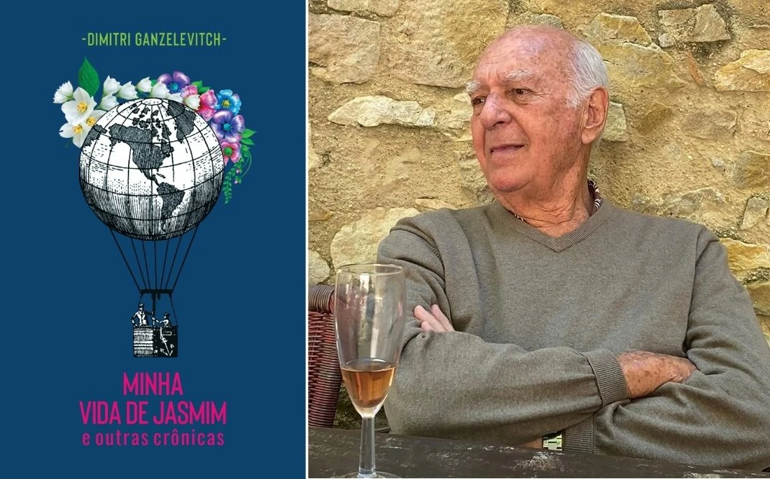 Dimitri Ganzelevitch lança coletânea de crônicas 'Minha Vida de Jasmim'