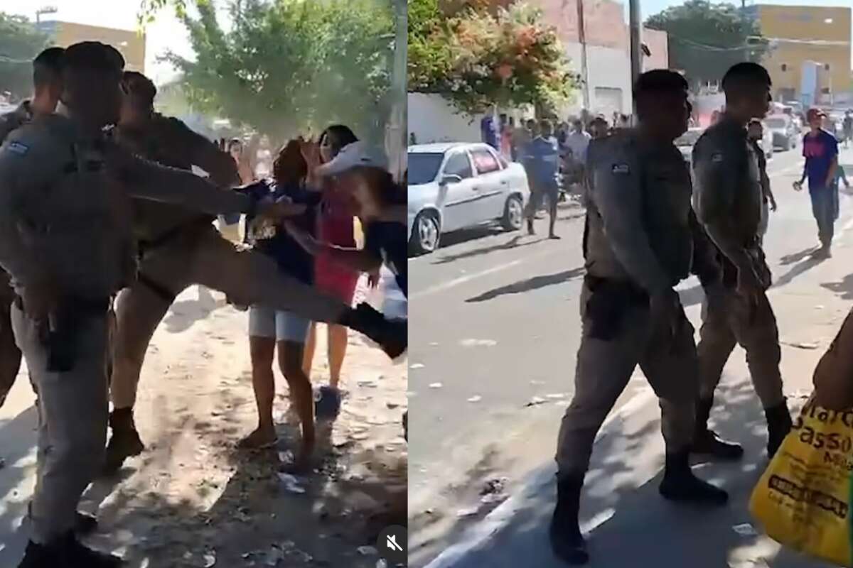 Eleitores acusam policiais militares de agressão em Camaçari; veja vídeos