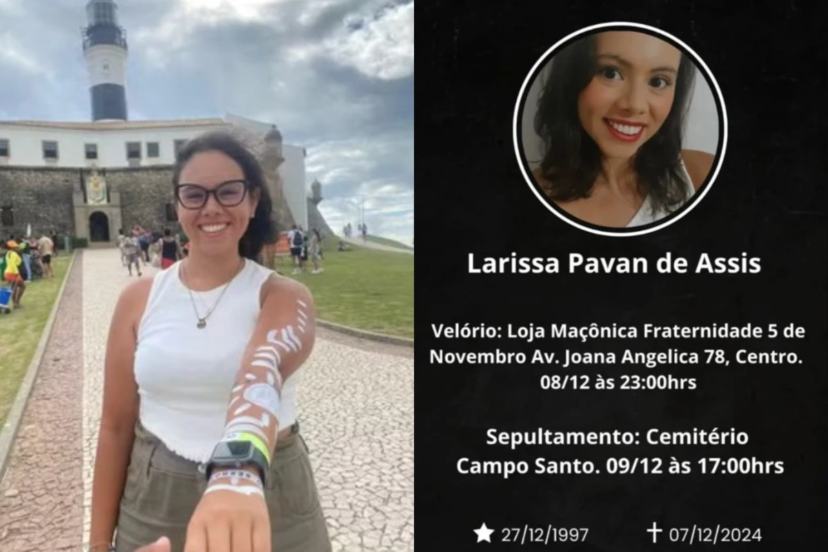 Caso Larissa Pavan: envolvido em morte de jovem durante viagem de carro por aplicativo é preso