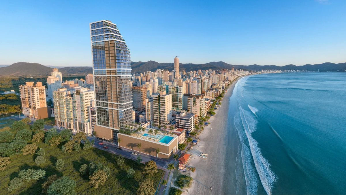 Apartamento de R$ 50 milhões e vista mar de todos os cômodos: veja como é o ‘prédio do Neymar’
