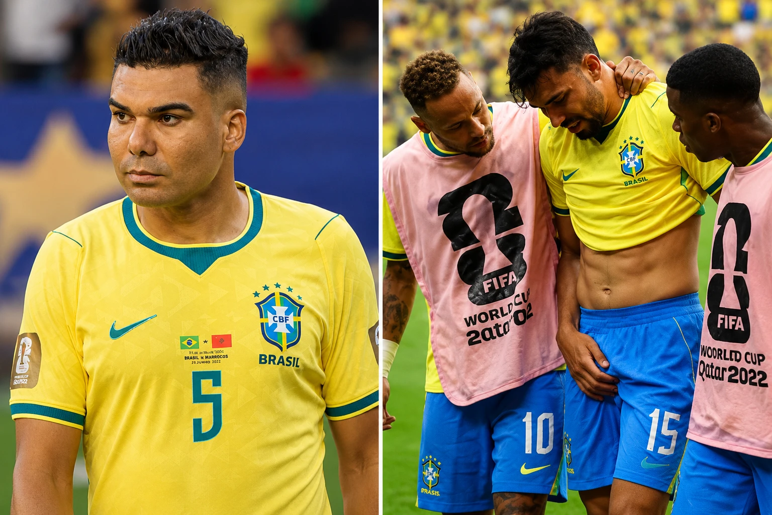 Paquetá e Casemiro estão fora do próximo jogo do Brasil? Atletas deixaram jogo com dor