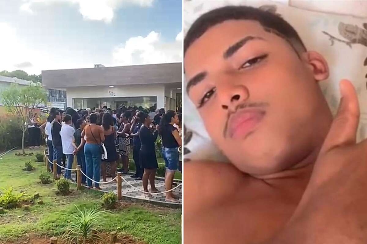 Corpo de motoboy morto pela PM no IAPI é enterrado