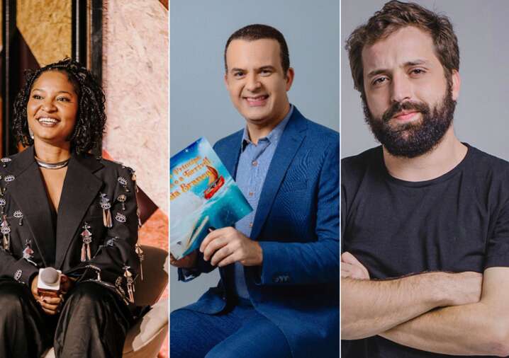 Larissa Luz, Ricardo Ishmael e Gregório Duvivier participam de festa literária infantil em Salvador