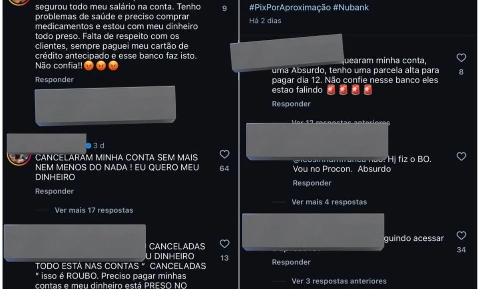Clientes reclamam de cancelamento 'do nada' de contas Nubank: 'Tem mais de R$ 10 mil preso'