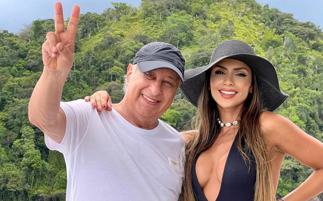 Noiva de ex-chefão da CBF que é 51 anos mais velho, Clara Brasil responde como lida com haters