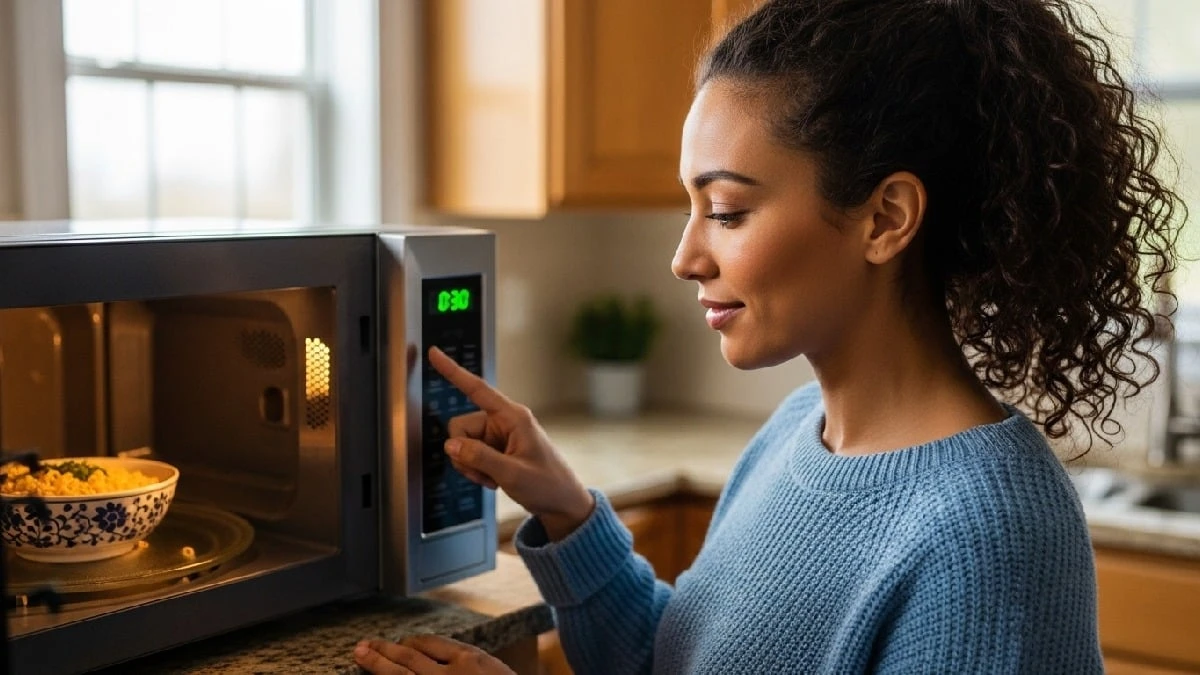 Chef revela truque com botão do micro-ondas que vai deixar sua comida mais crocante e gostosa