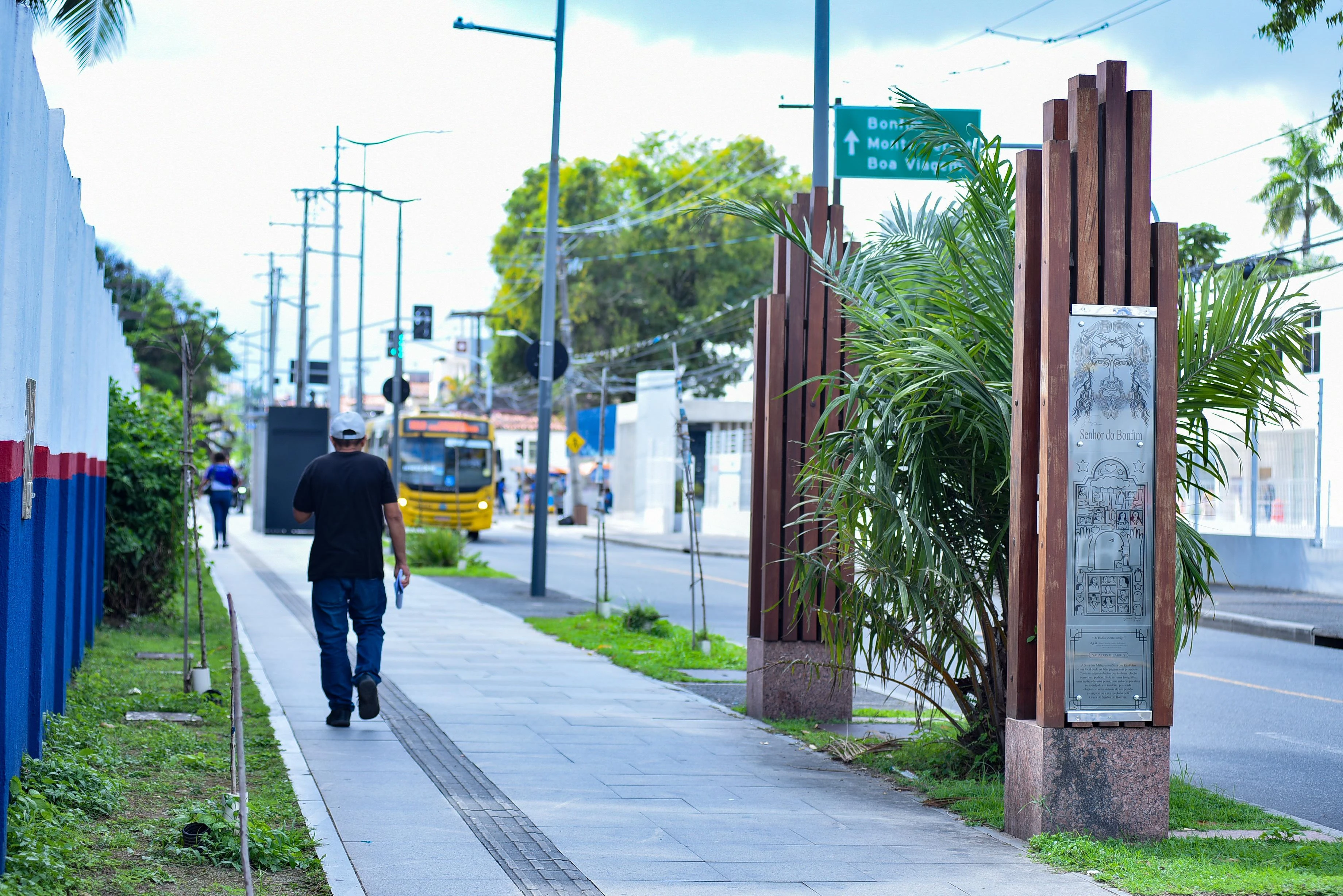 Caminho da Fé, no Bonfim, tem obras de arte restauradas