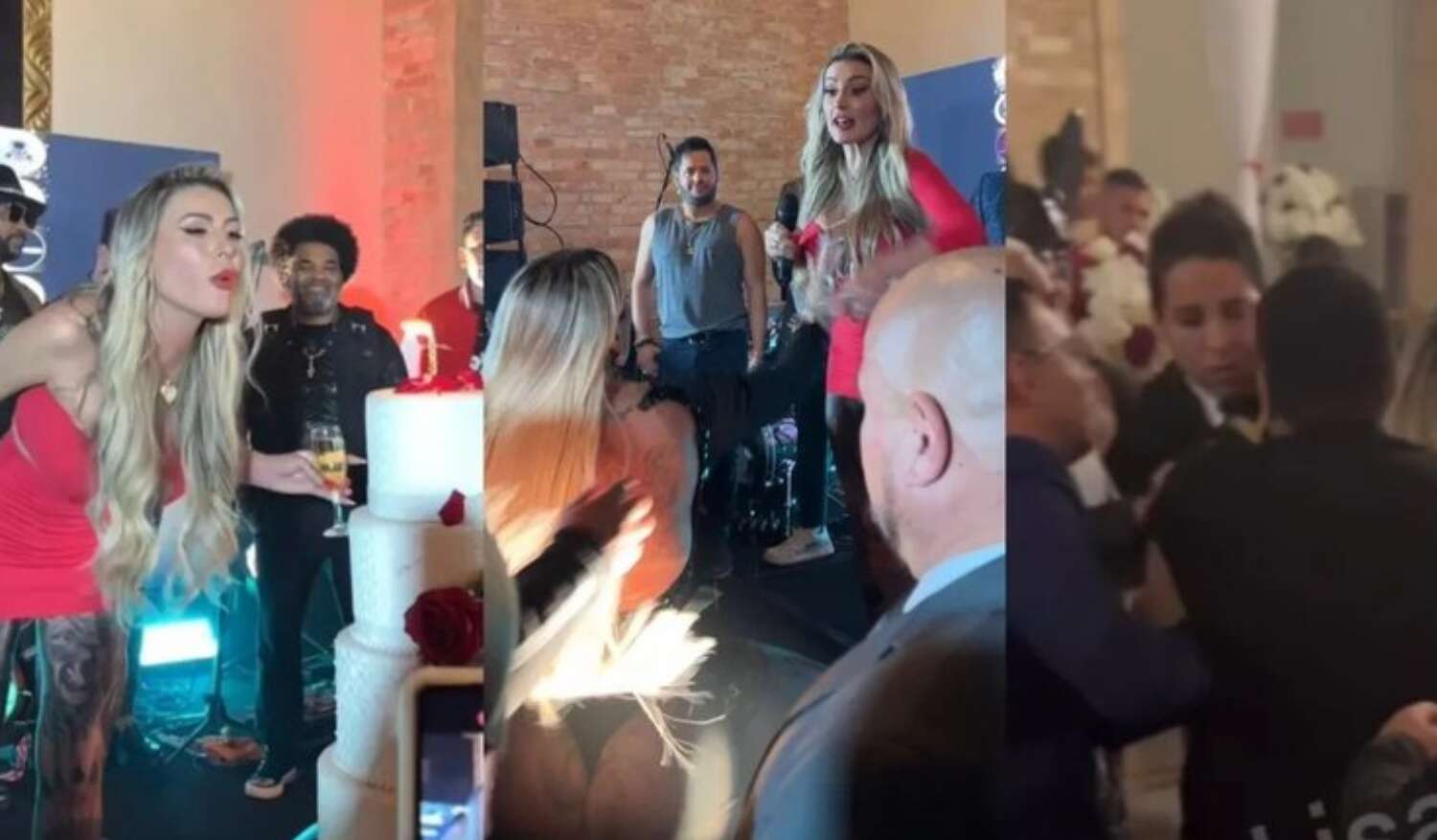 Andressa Urach faz barraco em festa de aniversário e influenciadora é expulsa do evento; confira