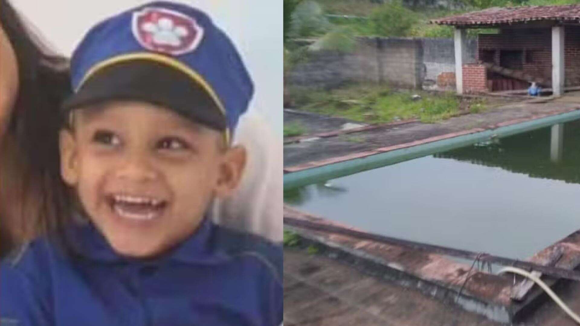 Menino de três anos morre afogado após cair em piscina desativada no sul da Bahia