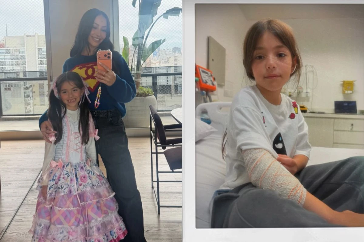 Sabrina Sato abre o coração sobre susto que levou com a filha após acidente