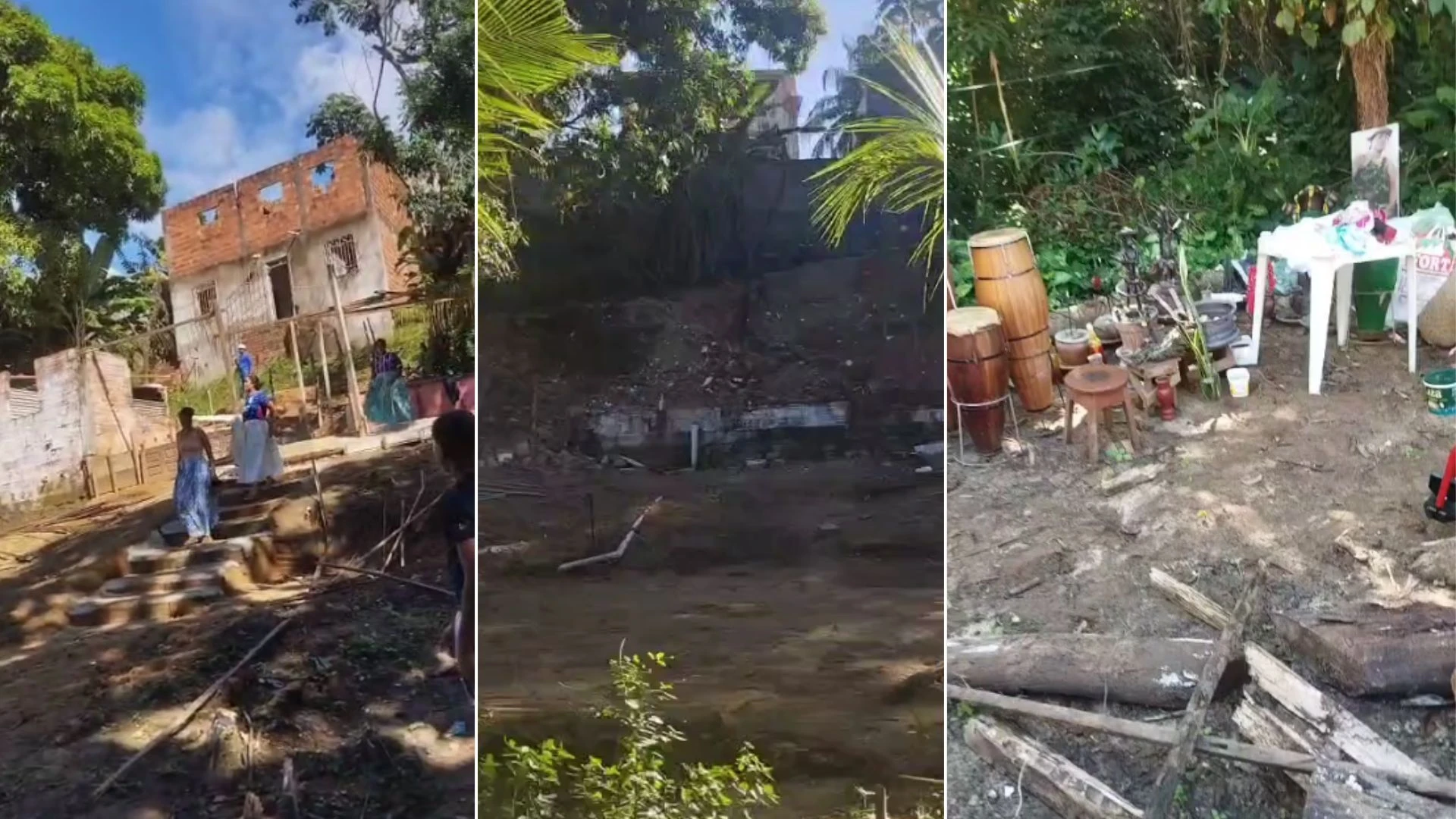Religiosos denunciam demolição de terreiro em Salvador, e Inema alega irregularidades