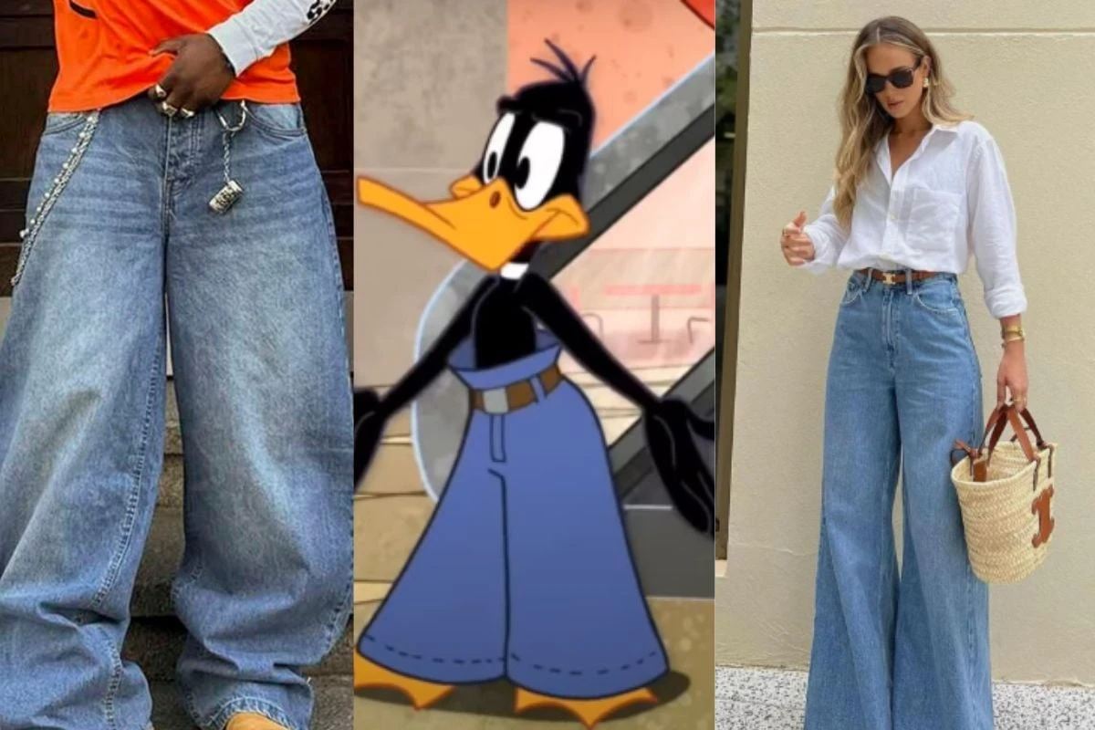‘Calça de shopping’: O que está por trás da tendência do jeans wide leg?