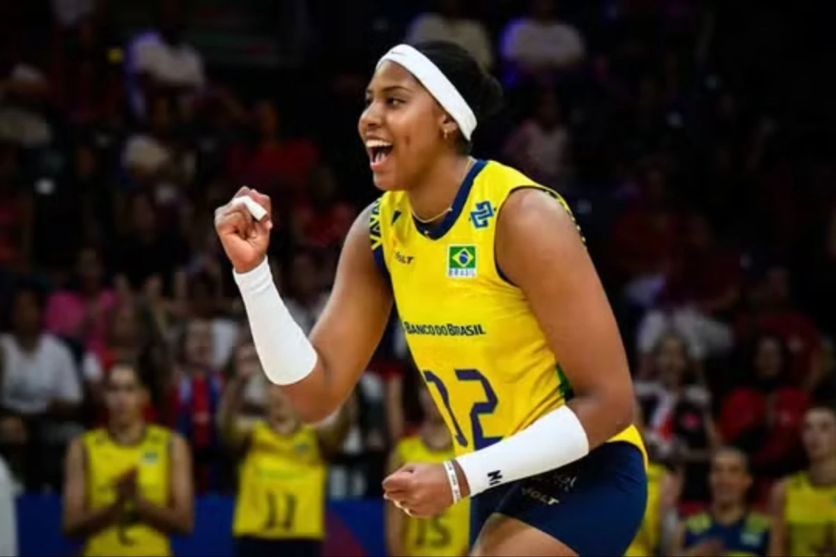 Seleção feminina brilha contra a Bélgica e larga com vitória na Liga das Nações de Vôlei