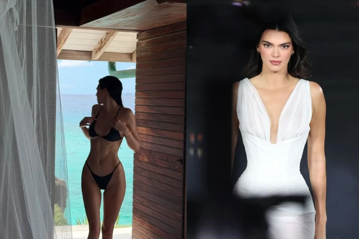 Kendall Jenner posa nu na praia e chama atenção nas redes sociais: ‘Perfeição humana’; veja fotos