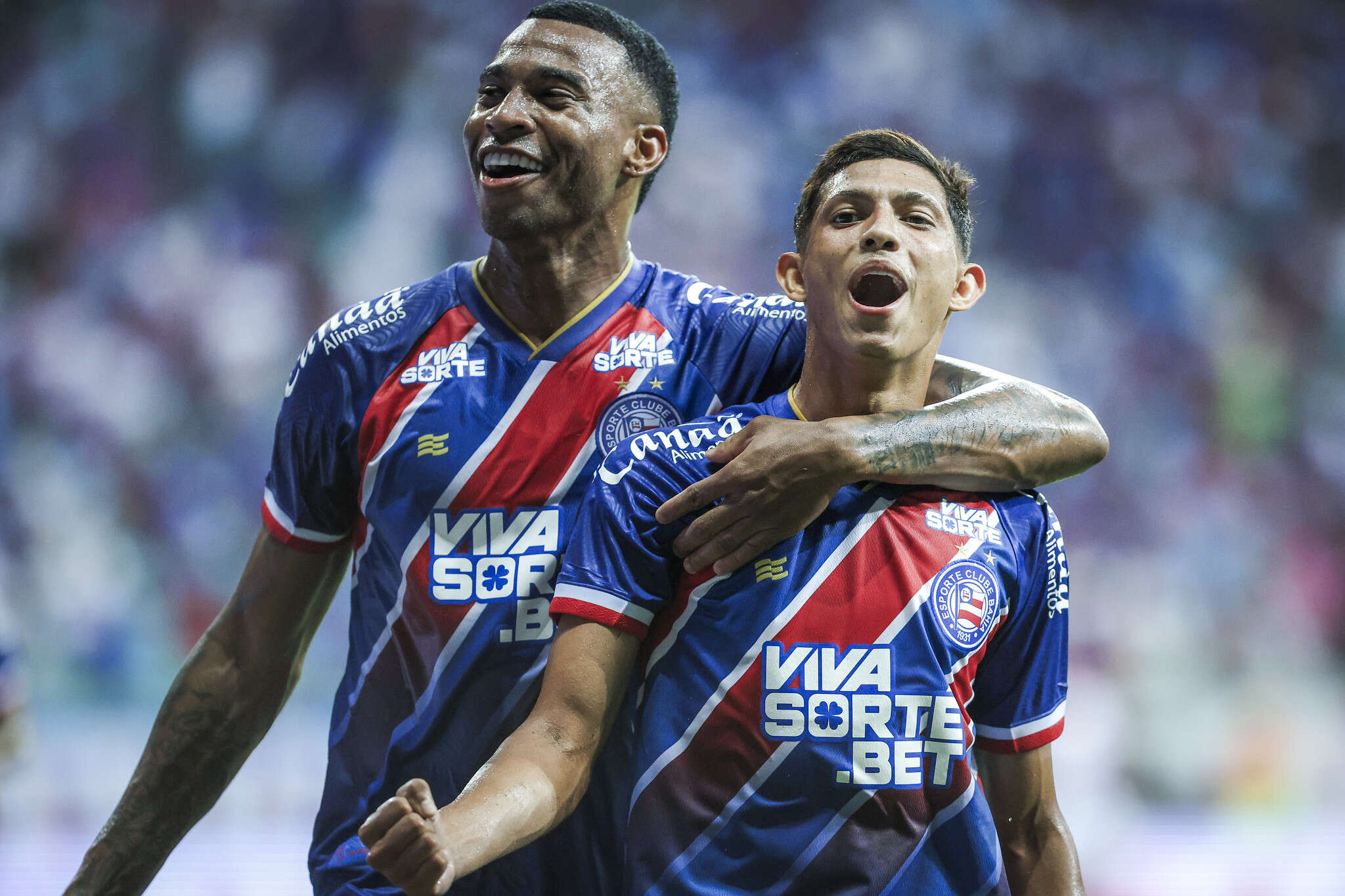 Bahia resolve jogo em 30 minutos e goleia o America-RN pela Copa do Nordeste